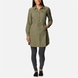 Columbia Silver Ridge Novelty Dress Womens, Stone Green - Columbia Sportswear