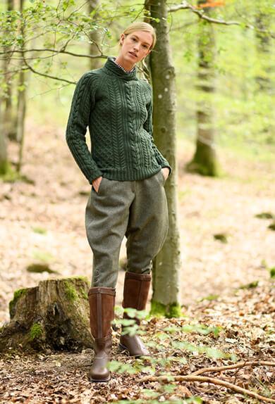 Breeches, ladies, tweed, vinterudgave - Franken & Cie.