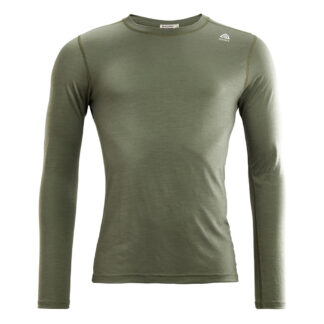 Aclima - Lightwool 140g Herre Crew Neck Uldtrøje XXL Olivengrøn - Vortex Optics