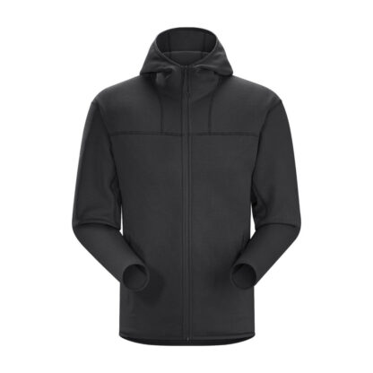 Arc'teryx LEAF - Men's Naga Full Zip Hættetrøje 2-XL Sort - Arc'teryx LEAF