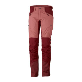 Lundhags - Makke Pant Women 46 (W30) Normal længde Crystal/Dk Red (365) - Lundhags