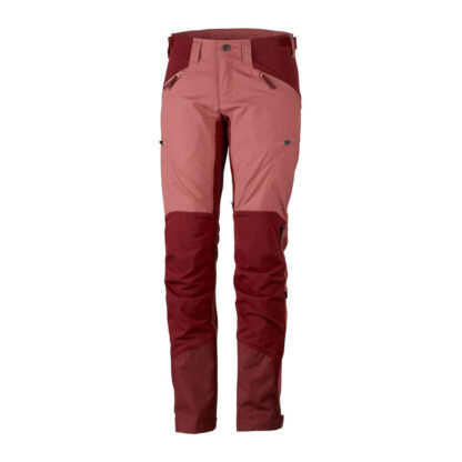 Lundhags - Makke Pant Women 46 (W30) Normal længde Crystal/Dk Red (365) - Lundhags