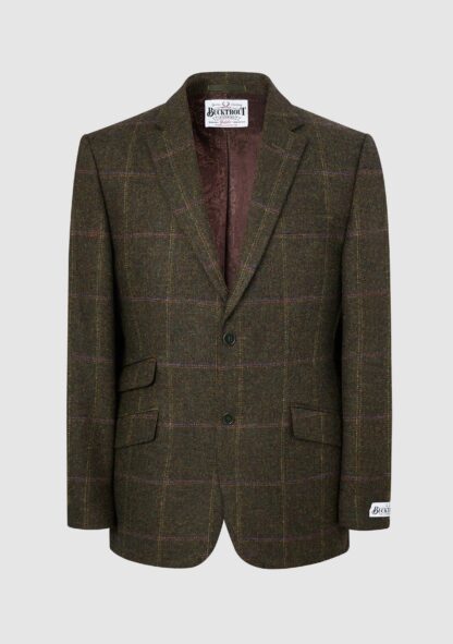 Patrick blazer, grøn, Yorkshire Tweed - Bucktrout Tailoring