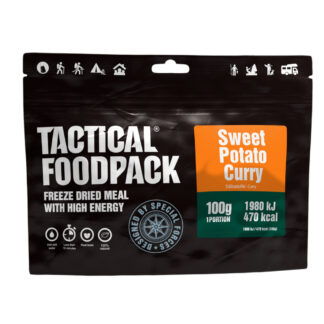 Tactical Foodpack - Sødkartoffel i Karry (470 kcal) - Tactical Foodpack