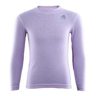 Aclima - WarmWool Børnetrøje 120 Lilla / Pink - Aclima