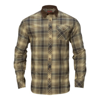 Härkila - Driven Hunt Flannel Jagtskjorte 4-XL Lys Sand - Härkila