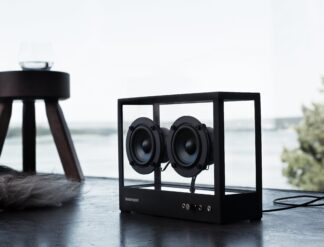 Transparent Speaker Small, designhøjttaler, sort - Transparent Sound