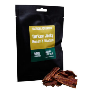 Tactical Foodpack - Honning & Sennep Turkey Jerky 112 kcal - Tactical Foodpack