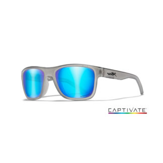 Wiley X - OVATION Captivate Blue Mirror Matte Slate Frame Solbrille - Wiley X