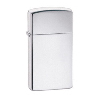 Zippo - Slim Højtpoleret Krom Lighter - Zippo