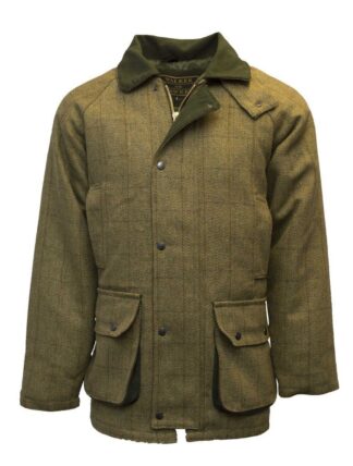 Tweed Country Jacket, lys salvie - Walker & Hawkes