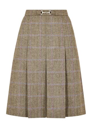 Spruce Knee-length tweed skirt, Woodrose, str. 42/UK16 - Dubarry