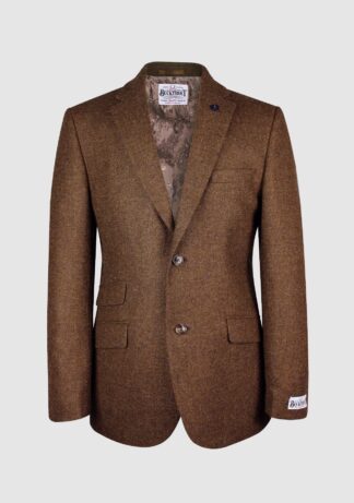 Patrick blazer, tobacco, Yorkshire Tweed - Bucktrout Tailoring