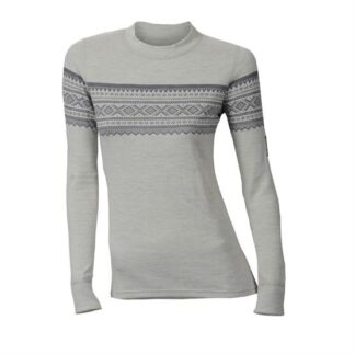 Aclima DesignWool Marius Crew Neck Woman, Gråfjell - Aclima