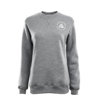 Aclima Fleecewool Crew Neck Woman, Grey Mélange - Aclima