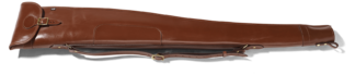 CROOTS Malton Shotgun Slip zip/flap, læder, chestnut - Croots