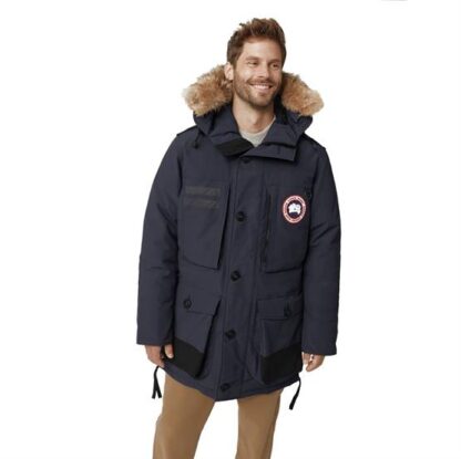 Canada Goose Mens Macculloch Parka, Navy - Canada Goose