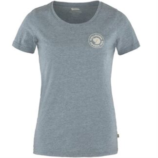 Fjällräven 1960 Logo T-Shirt Womens, Indigo Blue / Melange - Fjällräven