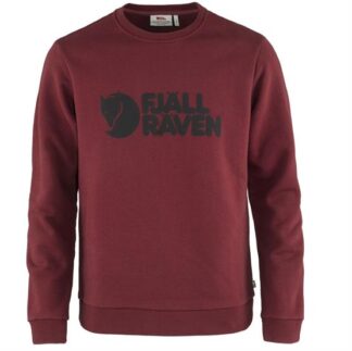 Fjällräven Logo Sweater Mens, Red Oak - Fjällräven