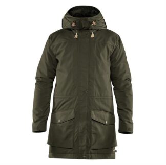 Fjällräven Singi Wool Padded Parka Mens, Deep Forest - Fjällräven