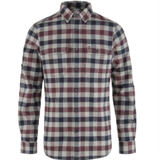 Fjällräven Skog Shirt Mens, Dark Garnet / Fog - Fjällräven