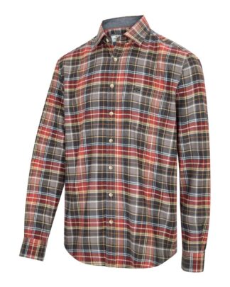 Pitlochry Flanel Shirt skjorte, chestnut tern - Dubarry