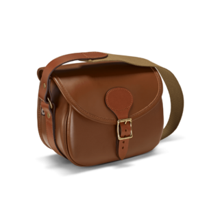 CROOTS Byland Cartridge Bag, læder, london tan - Croots