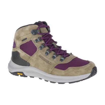 Merrell Ontario 85 Mesh Mid WP Womens, Olive / Blackberry - Merrell