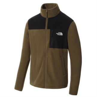 The North Face Mens Homesafe Full Zip Fleece, Military Olive - The North Face