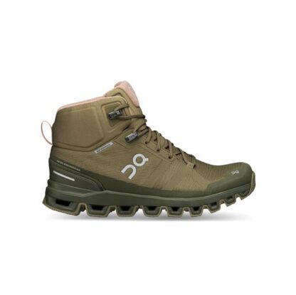 On Cloudrock Waterproof Womens, Olive / Reed - On