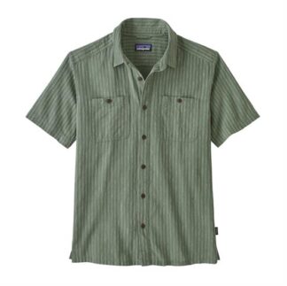 Patagonia Back Step Shirt Mens, Small Currents / Sedge Green - Patagonia