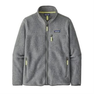 Patagonia Womens Retro Pile Jacket, Salt grey / Jellyfish Yellow - Patagonia