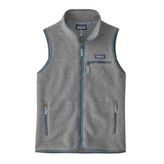 Patagonia Womens Retro Pile Vest, Salt Grey / Light Plume Grey - Patagonia