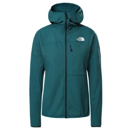 The North Face Womens Summit L2 Futurefleece FZ Hoodie, Spruce - The North Face