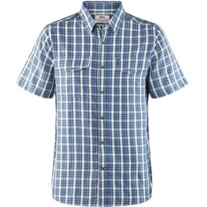 Fjällräven Abisko Cool Shirt S/S Mens, Uncle Blue - Fjällräven