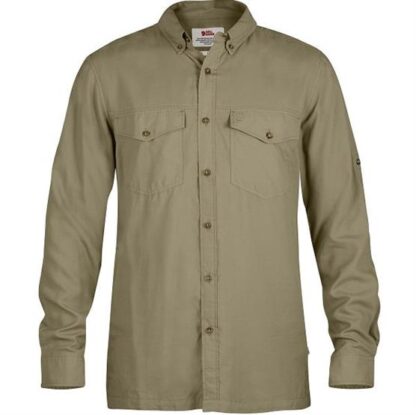 Fjällräven Abisko Vent Shirt L/S Mens, Cork - Fjällräven