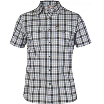 Fjällräven Ãvik Shirt S/S Mens, Dark Grey - Fjällräven