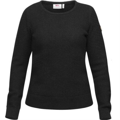 Fjällräven Ãvik Structure Sweater Womens, Dark Grey - Fjällräven