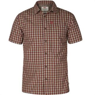 Fjällräven Svante Shirt S/S Mens, Deep Red - Fjällräven