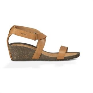 Teva Cabrillo Strap Wedge 2 Dame, Tan - Teva