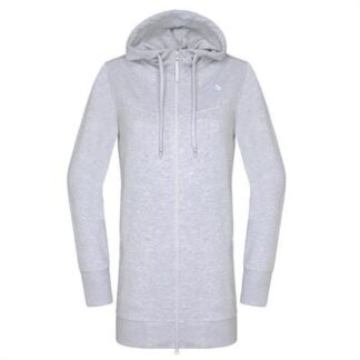 The North Face Womens Parka Full Zip Hoodie, Heather Grey - The North Face