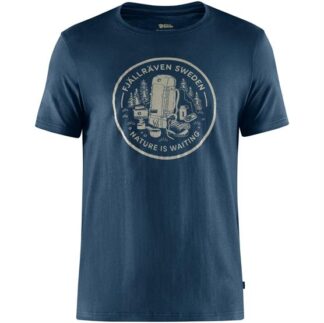 Fjällräven Fikapaus T-Shirt Mens, Navy - Fjällräven