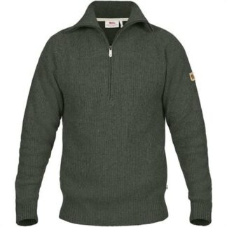 Fjällräven Greenland Re-Wool Sweater Mens, Deep Forest - Fjällräven