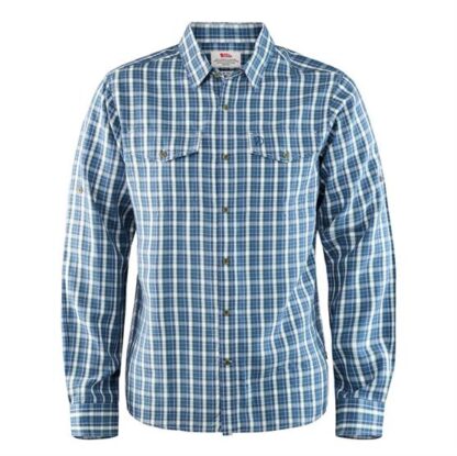 Fjällräven Abisko Cool Shirt L/S Mens, Uncle Blue - Fjällräven