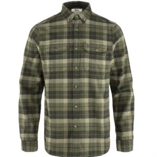 Fjällräven Singi Heavy Flannel Shirt Mens, Green / Deep Forest - Fjällräven