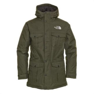 The North Face Mens Bedford Down Parka, Fig Green - The North Face