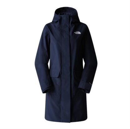 The North Face Womens City Breeze Rain Parka II, Summit Navy - The North Face