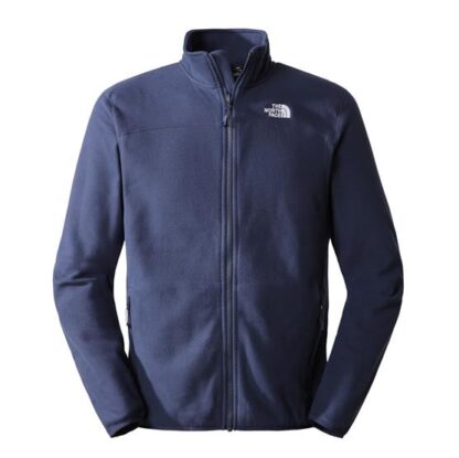 The North Face Mens 100 Glacier Full Zip, Summit Navy - The North Face