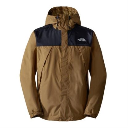 The North Face Mens Antora Jacket, Black / Utility Brown - The North Face