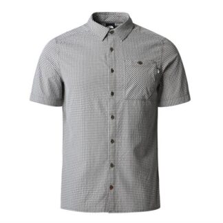 The North Face Mens S/S Hypress Shirt, New Taupe Plaid - The North Face